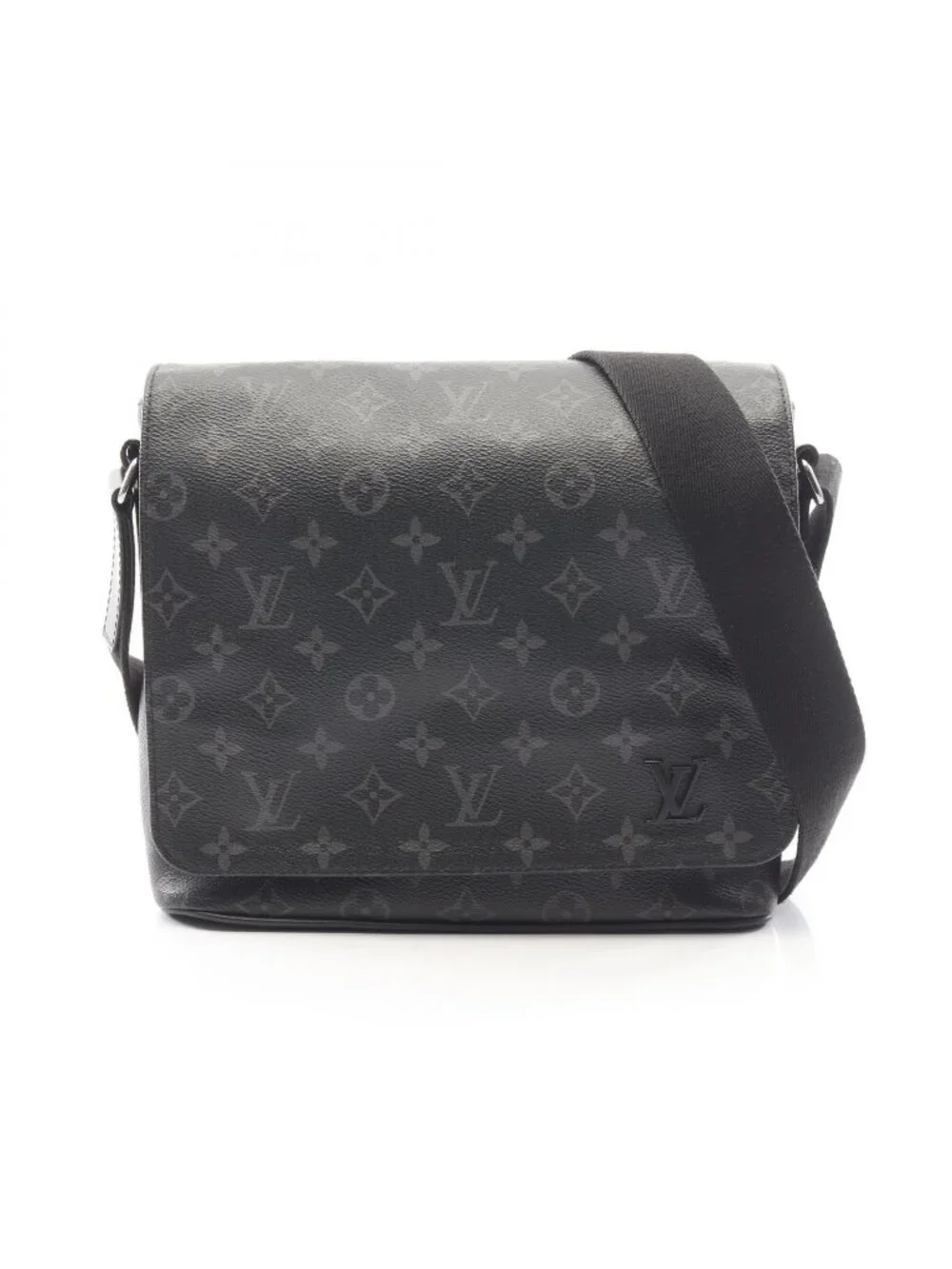 Louis Vuitton Shoulder Bag District PM NM Canvas Leather PN NM